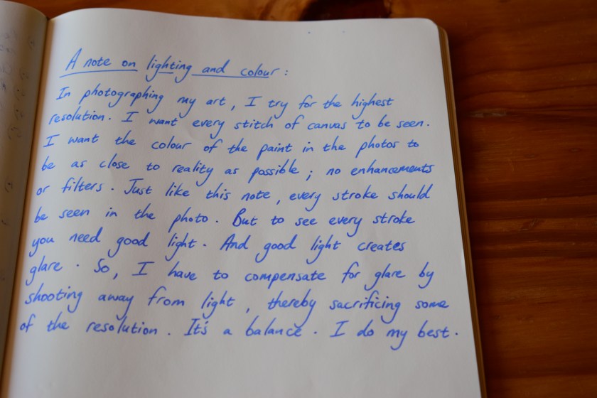 A Note on Lighting and Colour